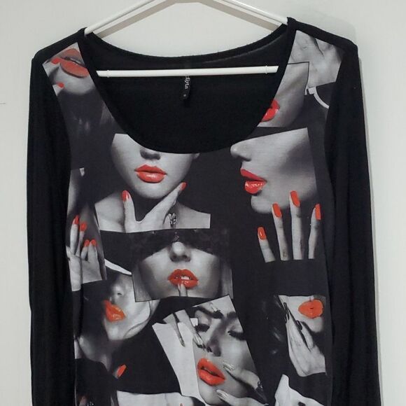 EDISTA Medium Black Long Sleeve Shirt - Picture 2 of 7